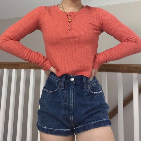 Hollister henley top Clearance